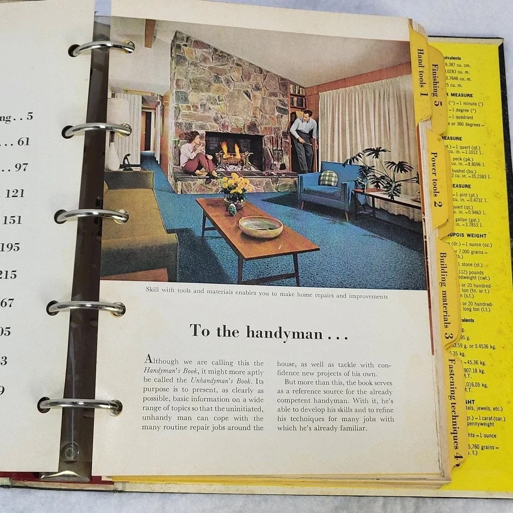 Better Homes and Gardens Handyman's Book VTG DIY‎ Repair Manual 1966 HC MCM